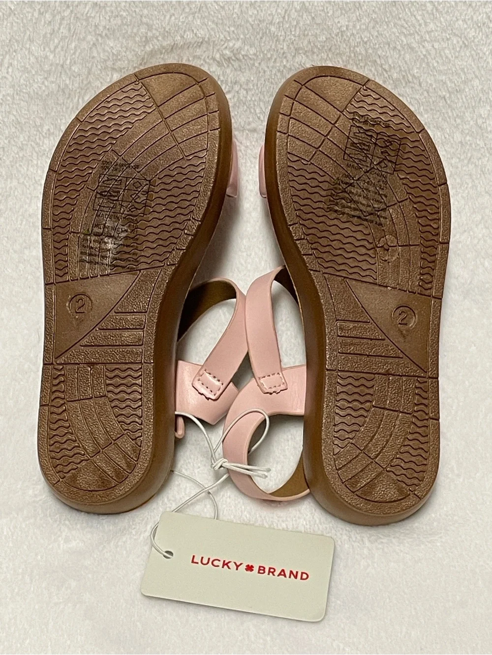 Lucky Brand “Grace” Youth Leather Sandals